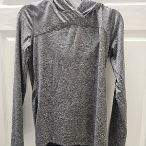 Gray Long Sleeve Hoodie